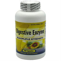 Vitalabs 240825 325mg Digestive Enzymes 250 Capsules