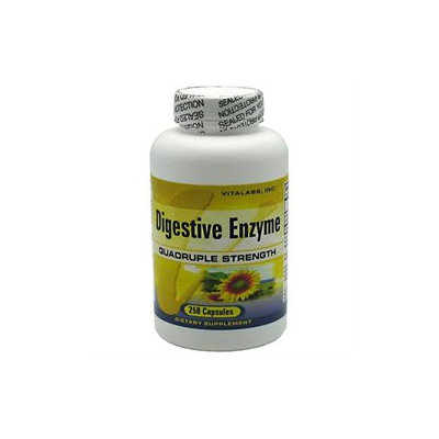 Vitalabs 240825 325mg Digestive Enzymes 250 Capsules
