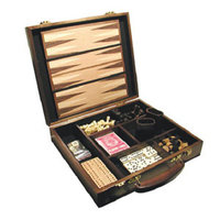 John N. Hansen Company Six-in-One Attache Game Compendium by University Games