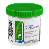 Fleet Laxative Glycerin Suppositories - 24 CT