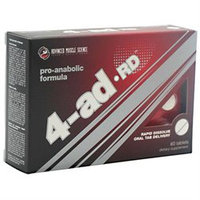 4-ad RD, Pro-Anabolic Formula, 60 Tablets, Advanced Muscle Science