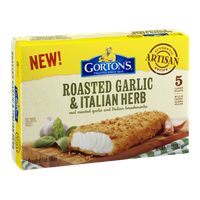 Gorton's Breaded Fish Fillets Roasted Garlic & Italian Herb - 5 CT