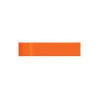 Offray 263587 Single Face Satin Ribbon .63 in. Wide 18 Feet-Torrid Orange