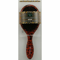 Earth Therapeutics Large Lacquer Pin Cushion Brush with Leopard Design 1 Brush
