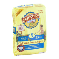 Earth's Best Chlorine Free Diapers 3 16-28 lbs