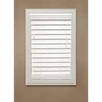 Home Decorators Collection Faux Wood Blinds. Maple 2-1/2 in. Premium Faux Wood Blind, 72 in. Length