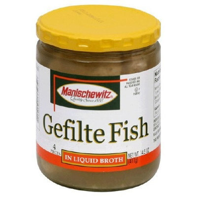 Manischewitz, Fish Gefilte Non Jel, 14.5 OZ (Pack of 12)