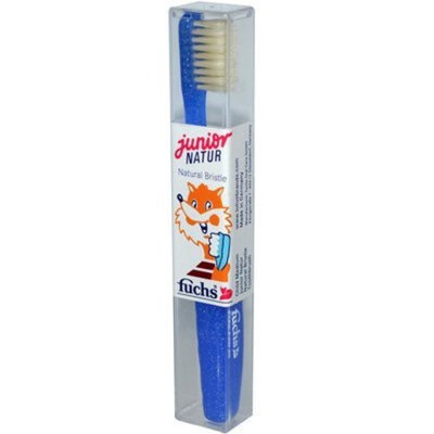 Fuchs Natural Bristle Toothbrushes - Jr. Child, Medium, 10 Units / 1 ea