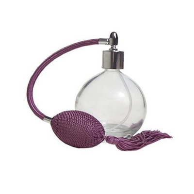 Private Label 4.33 Ounce Victorian Style Glass Perfume Bottle Atomizer Sprayer