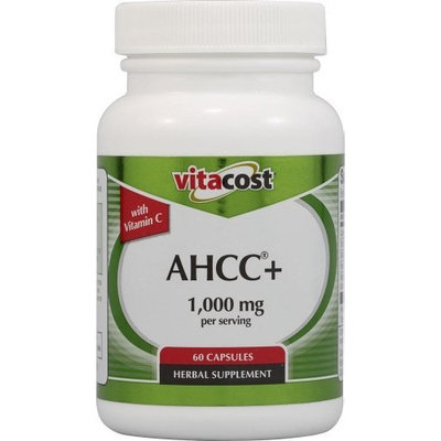 Vitacost Brand Vitacost AHCC+ with Vitamin C -- 1,000 mg per serving - 60 Capsules