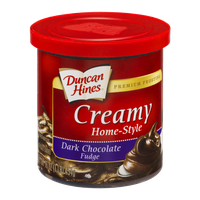 Duncan Hines Frosting Creamy Home-Style Dark Chocolate Fudge