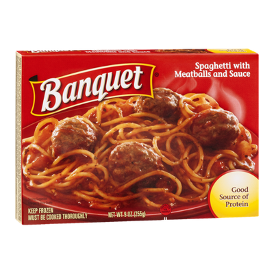 Banquet Spaghetti With Meatballs And Sauce