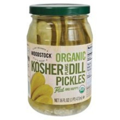 Woodstock Farms Kosher Dill Pickles, Planks (12x16 OZ)