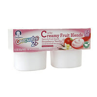 Gerber® Graduates Creamy Fruit Blends Dairy & Fruit Snack Strawberry Vanilla