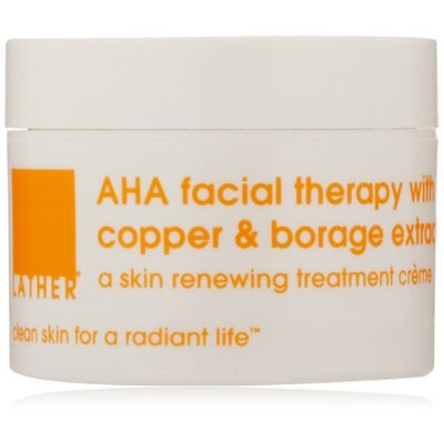 Lather HER AHA Facial Therapy with Copper and Borage Extract, 1-Ounce Jar