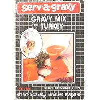 Serv-a-gravy Serv A Gravy Gravy Mix Turkey 3-Ounce Boxes -Pack of 12
