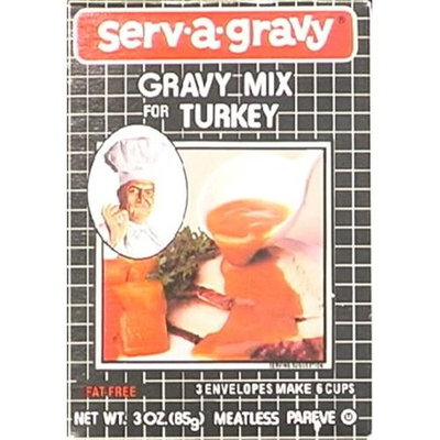 Serv-a-gravy Serv A Gravy Gravy Mix Turkey 3-Ounce Boxes -Pack of 12