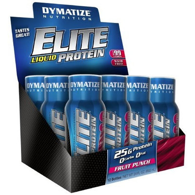 Dymatize Nutrition Elite Liquid Protein, Fruit Punch, 24 Fl oz.