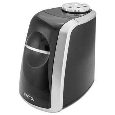 ELMERS 1773 SharpX Principal Electric Pencil Sharpener, Black/Silver