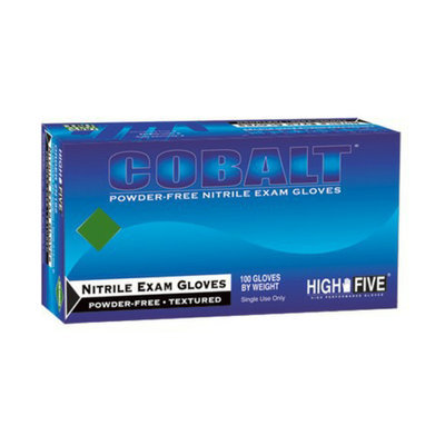 Onyx High Five Cobalt Nitrile Exam Gloves - Blue (XL)