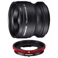 Olympus TCON-T01 Tele Converter Lens & CLA-T01 Adapter Ring Pack for Tough TG-1, TG-2 & TG-3 iHS Waterproof Digital Camera