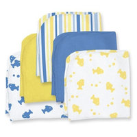 i play Knitted 5 Pack Terry Washcloth, Boy