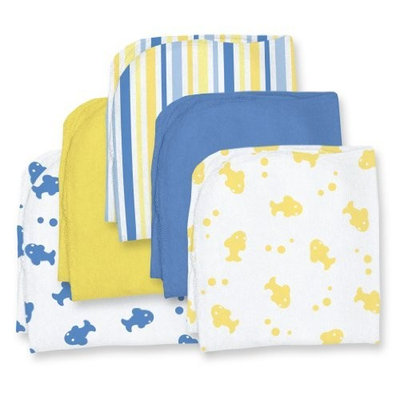 i play Knitted 5 Pack Terry Washcloth, Boy