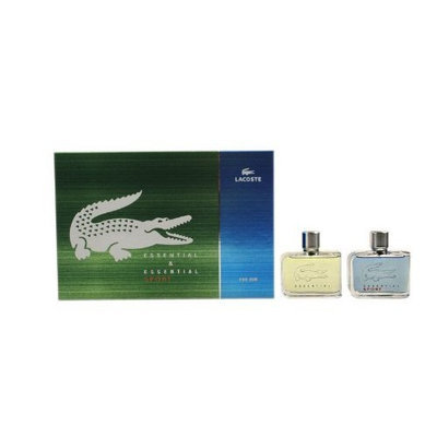 Lacoste Gift Set (Essential Sport Men Eau De Toilette, Essential Spray, Eau de Toilette Essential Sport Spray)