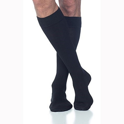 Sigvaris Cotton 232CLSO66 20-30 mmHg Open Toe Socks Crispa - Large Short