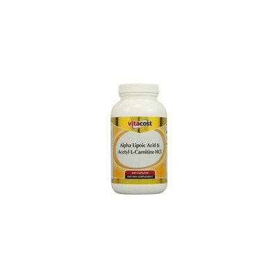 Nutraceutical Sciences Institute NSI Vitacost Alpha Lipoic Acid & Acetyl L-Carnitine HCl -- 700 mg - 240 Capsules