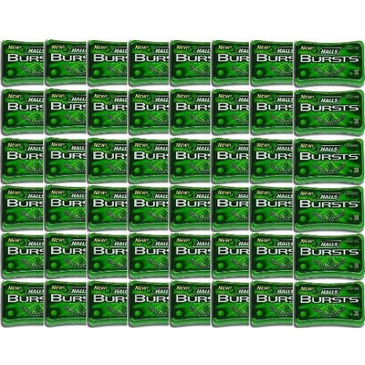 HALLS Bursts Sugar Free Apple Drops Bulk Closeout