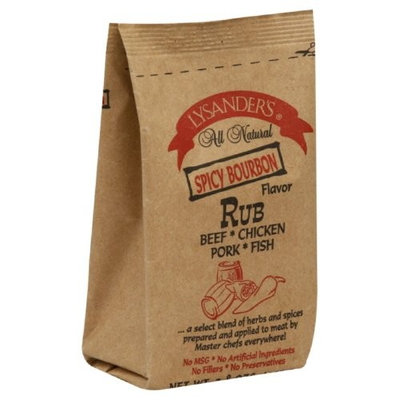 Lysander's Rub, Spicy Bourbon Flavor, 3.8-Ounce (Pack of 6)