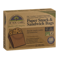 If You Care Paper Snack & Sandwich Bags - 48 CT