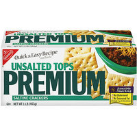 Nabisco Premium Unsalted Tops Saltine Crackers