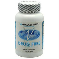 Vitalabs Drug Free, Herbal Detoxifier for Detoxification, 100 capsules