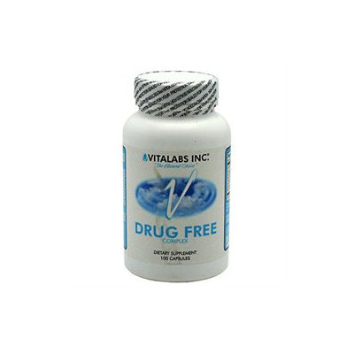 Vitalabs Drug Free, Herbal Detoxifier for Detoxification, 100 capsules