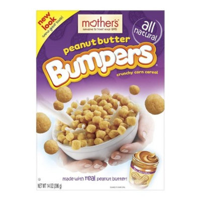 Mother's Peanut Butter Bumpers Crunchy Corn Cereal 14-oz.