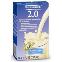 Nestlé Clinical Nutrition RESOURCE 2.0 LIQ FORM VANLLA Size: 27X8 OZ