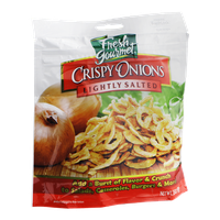 Fresh Gourmet Crispy Onions Lightly Salted