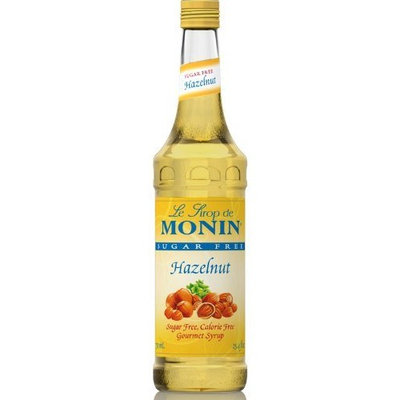 Monin Sugar Free Hazelnut Syrup, 750ml (25.4oz)