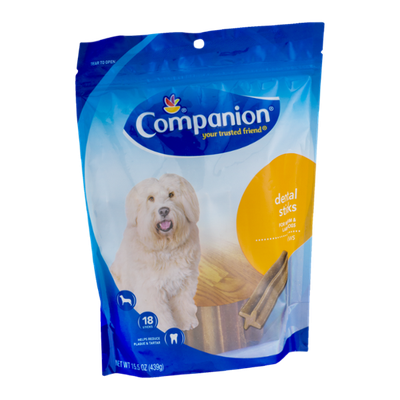 Companion Dental Sticks Medium & Large Dogs - 18 CT