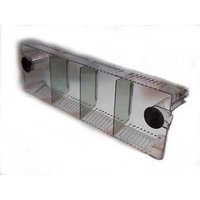 TOM Aquarium Accessories Betta Security House with Lid - 4 compartments