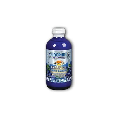 Liquid Acidophilus Greek Style-Smooth Blueberry Nature's Life 8 oz Liquid