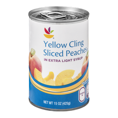 Ahold Yellow Cling Peaches Sliced in Extra Light Syrup