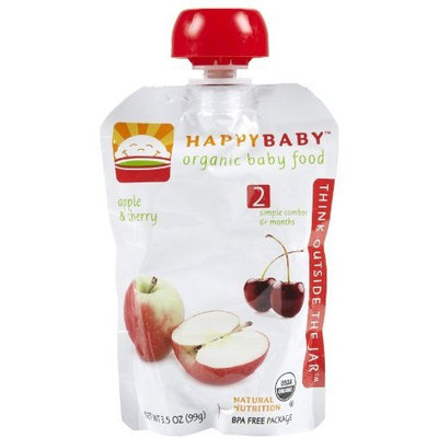 Happybaby Happy Baby Organic Baby Food Apple And Cherry