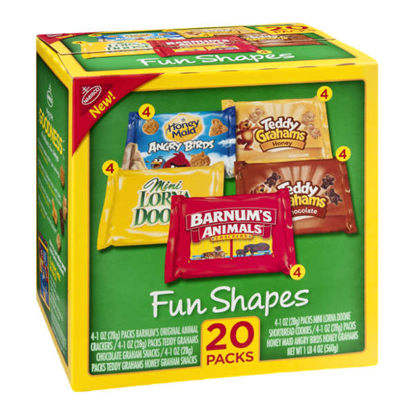 Nabisco Fun Shapes Crackers Variety Pack 20 CT Reviews 2019