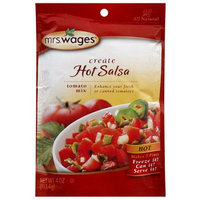 Mrs. Wages Create Hot Tomato Salsa Mix, 4 oz, (Pack of 12)