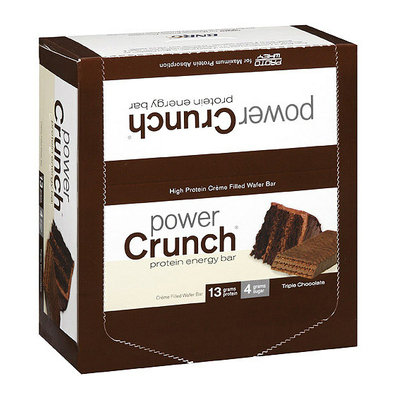 Power Crunch Triple Chocolate Creme Filled Wafer Protein Energy Bars