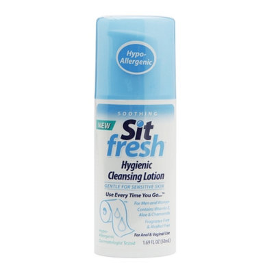 SitFresh Hygienic Cleansing Lotion, Fragrance Free, 1.69 oz
