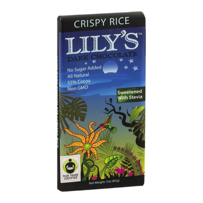 Lily's Dark Chocolate Bar Crispy Rice